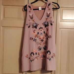 By Together embroidered mini dress Size L